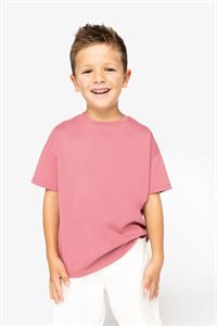 T-SHIRT BAMBINO GOTS CON SPALLE CASCANTI